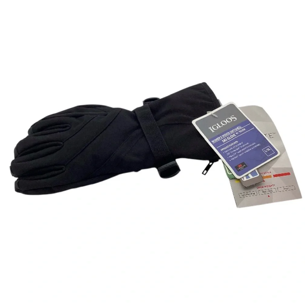 Igloo Women’s Woven Softshell Ski Gloves with Touch Technology (NWT) Size: L/XL